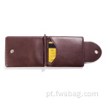 New Designer PU Leather Smart Money Card Titular